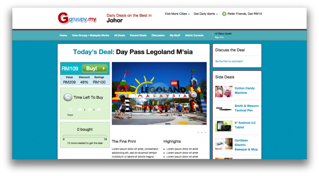 Gruupy Group Buy Site