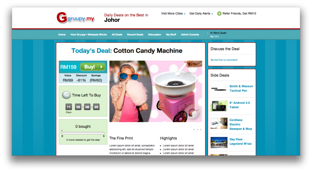 Gruupy Group Buy Site