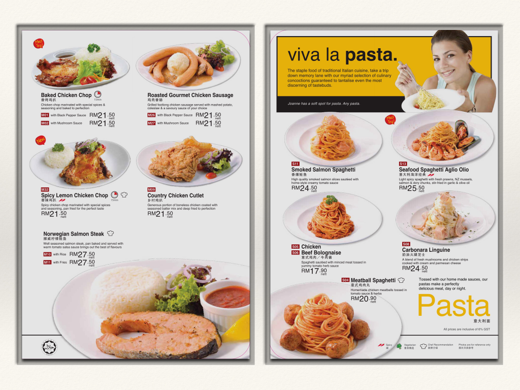 Vivo Pizza Menu 2016