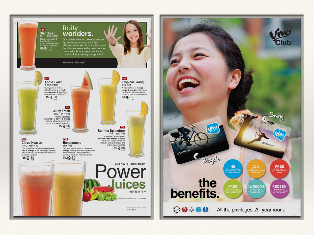Vivo Pizza Menu 2016