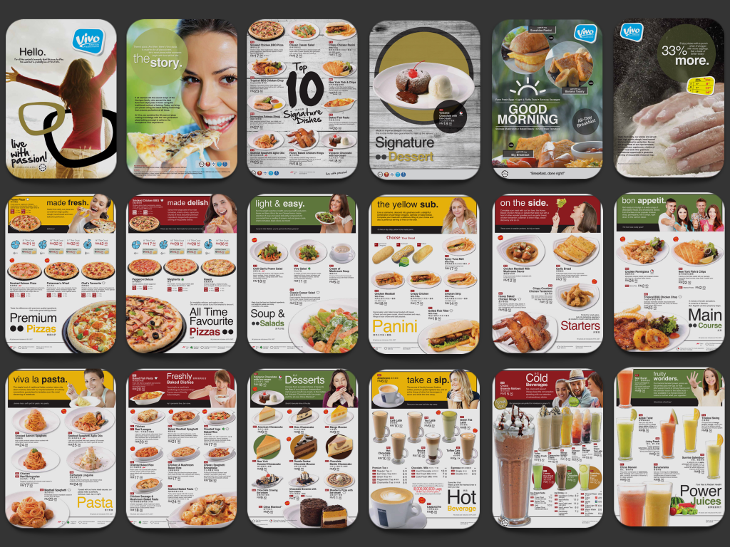 Vivo Pizza Menu 2016