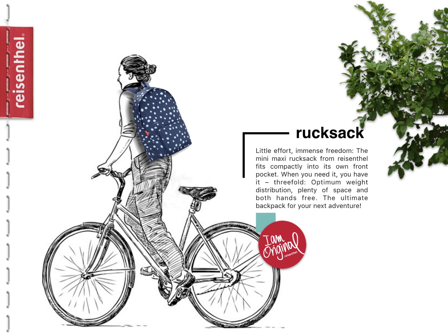 Reisenthel Singapore RuckSack Spots Navy