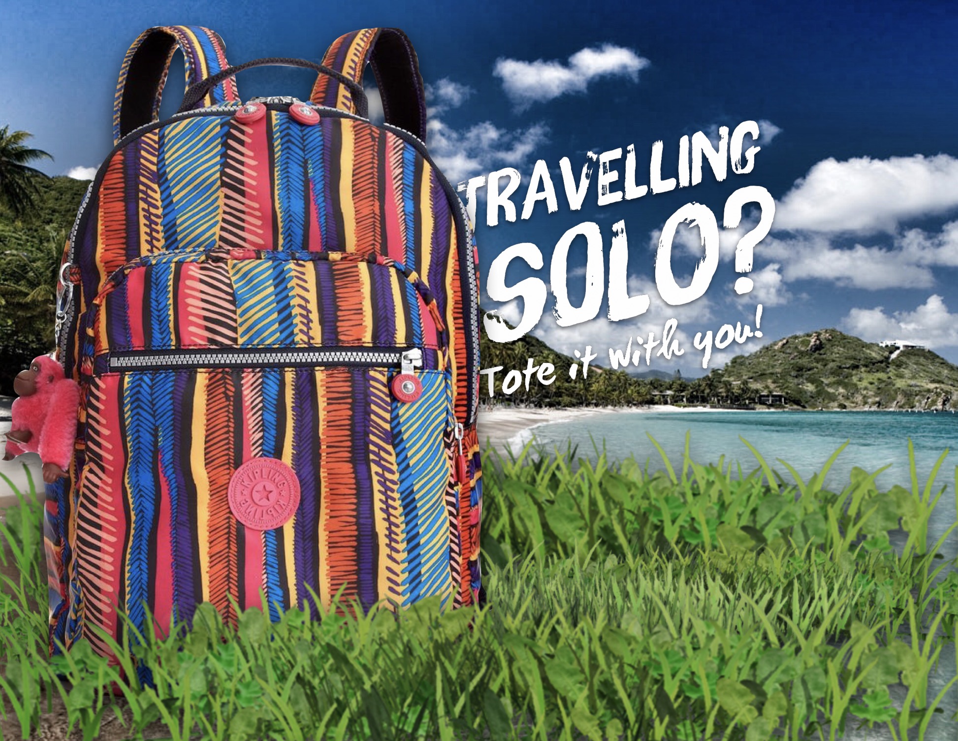 Kipling Travelling Solo