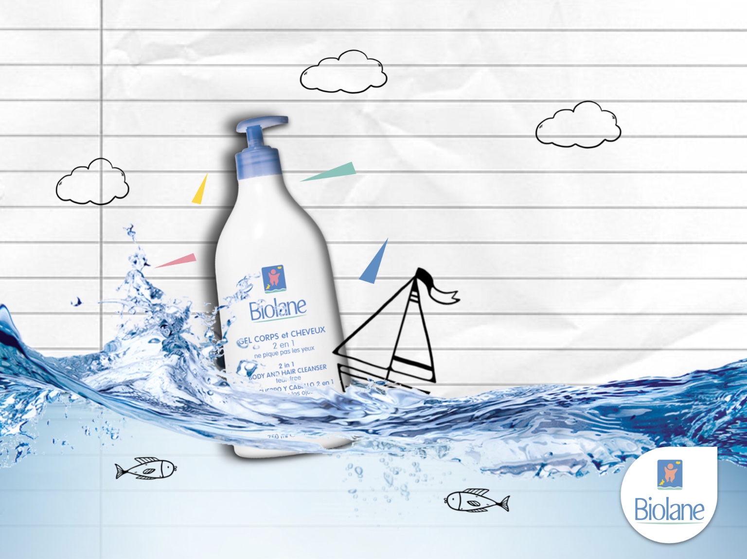 Biolane Malaysia 2 in 1 Body Hair Cleanser