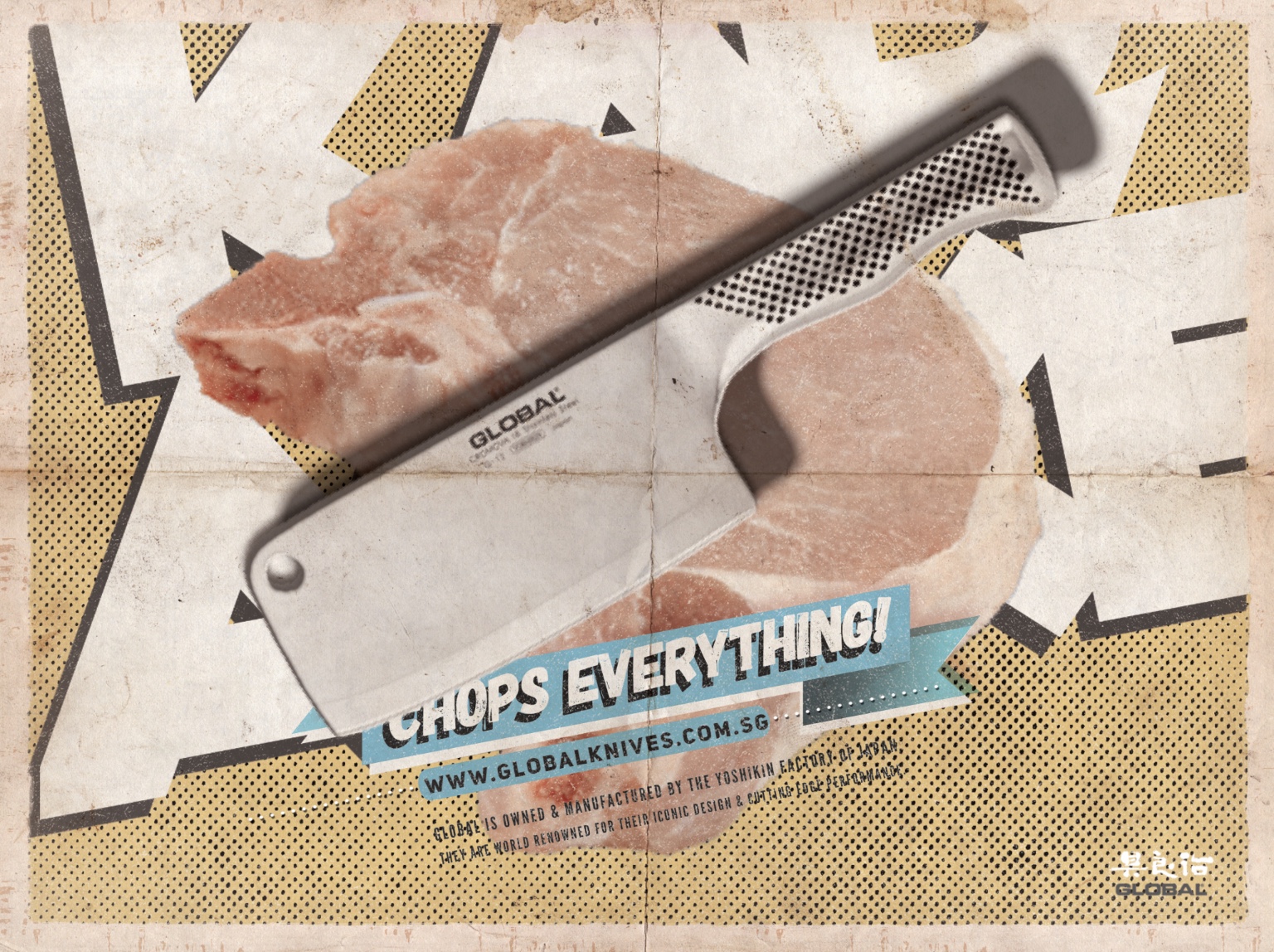 Global Knives G-12 Meat Cleaver