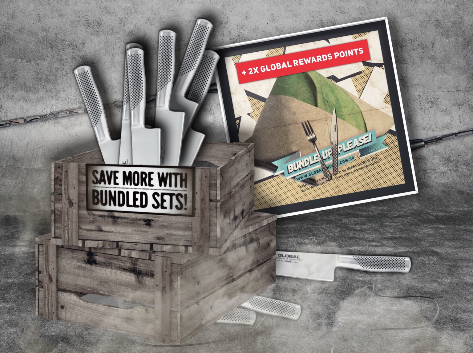Contraband Global Knives Singapore Bundled Sets