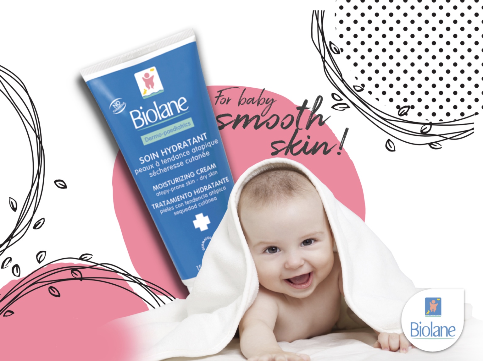 Biolane Malaysia Dermo Paediatrics Moisturizing Cream