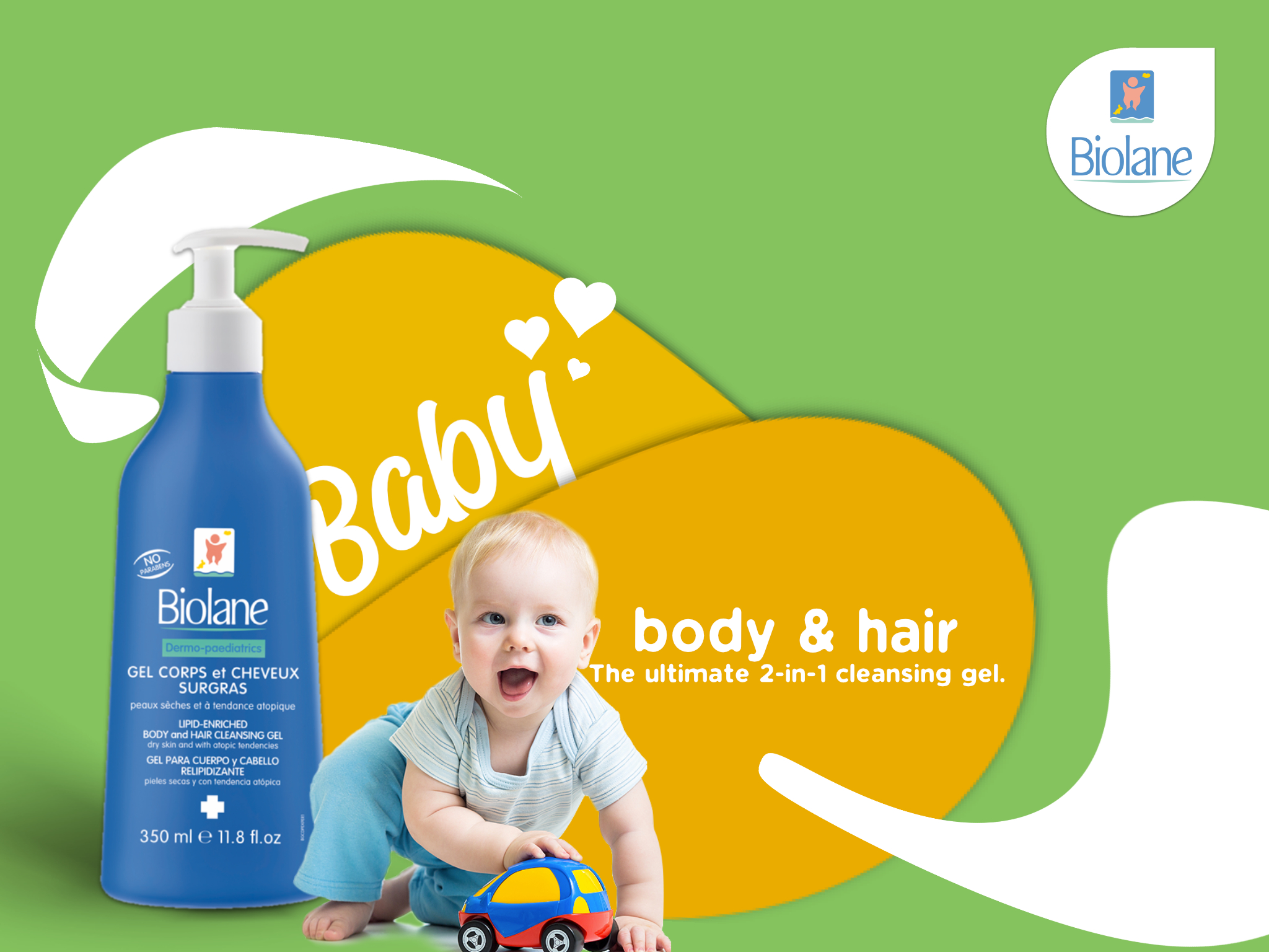 Biolane Malaysia Lovely Day Body & Hair Cleansing Gel