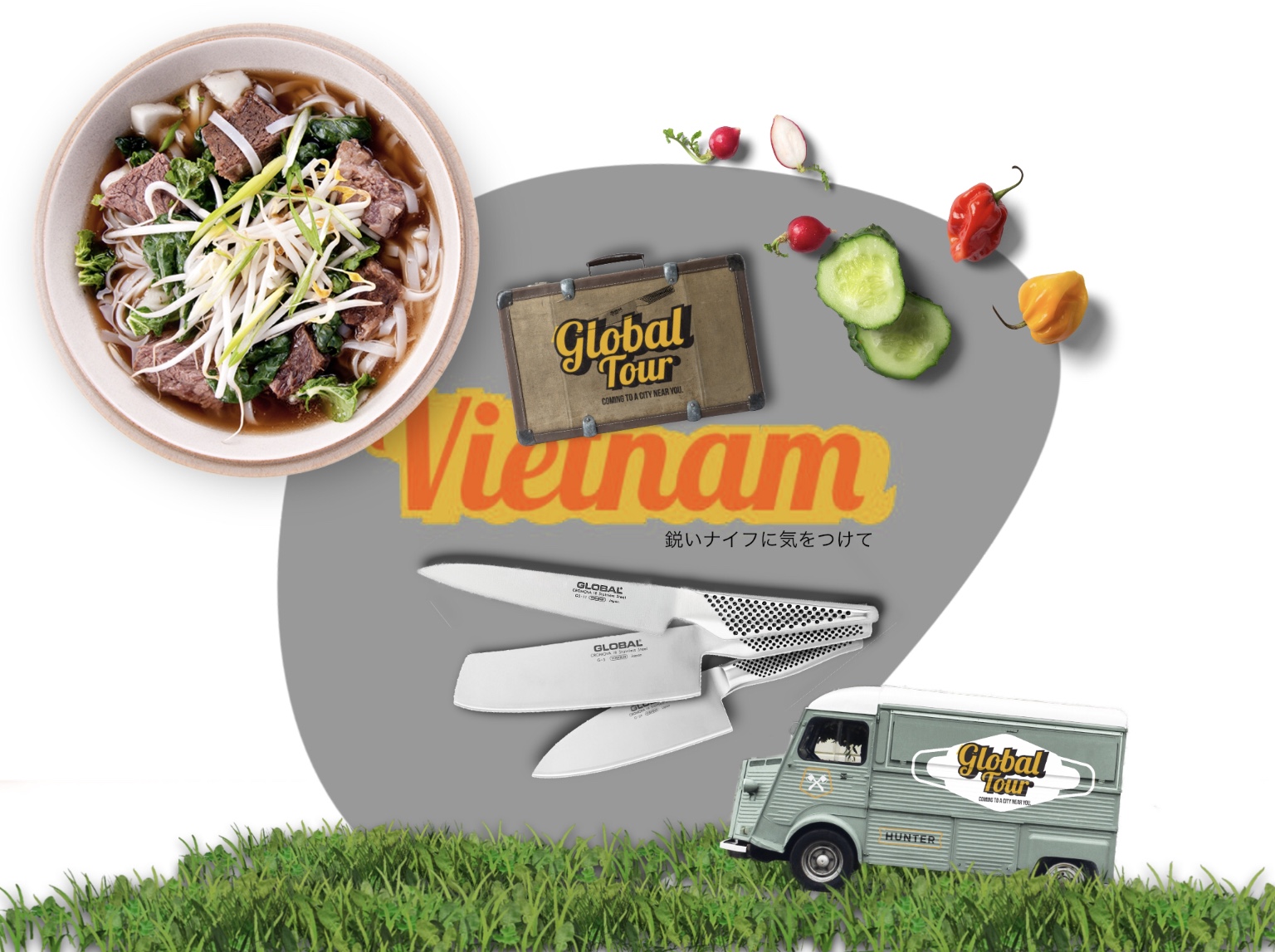 Global Knives Singapore Global Tour Vietnam Bundled Sets