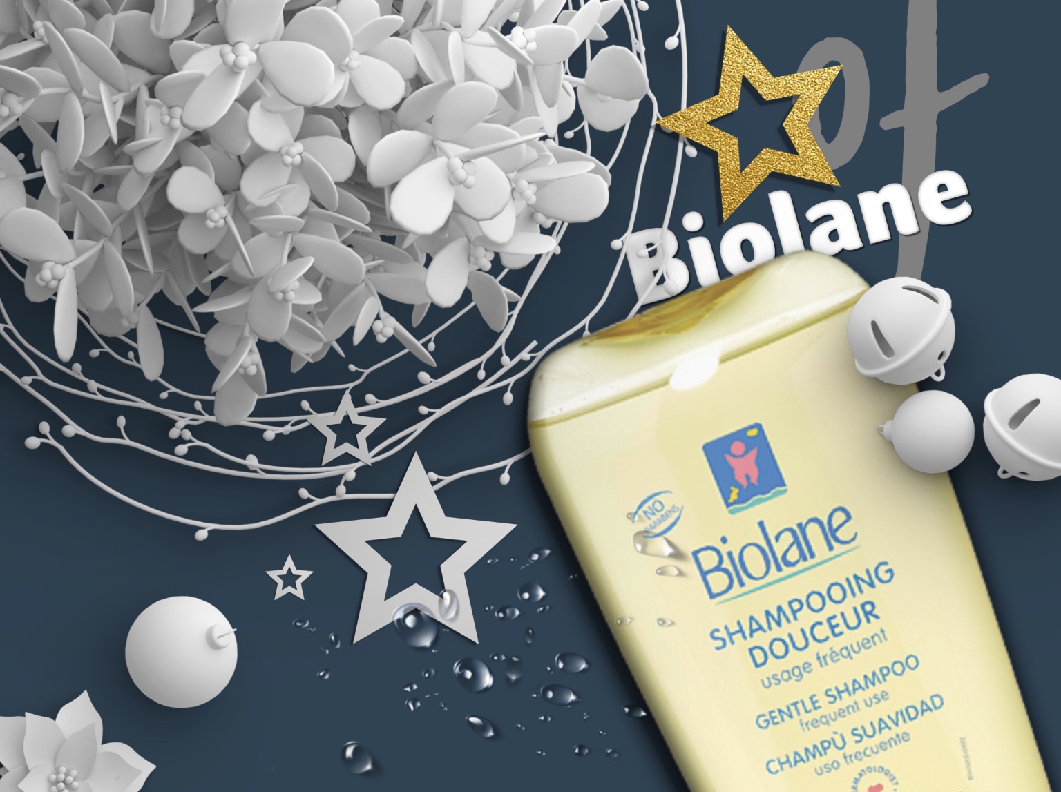 White Noise Biolane Malaysia Gentle Shampoo