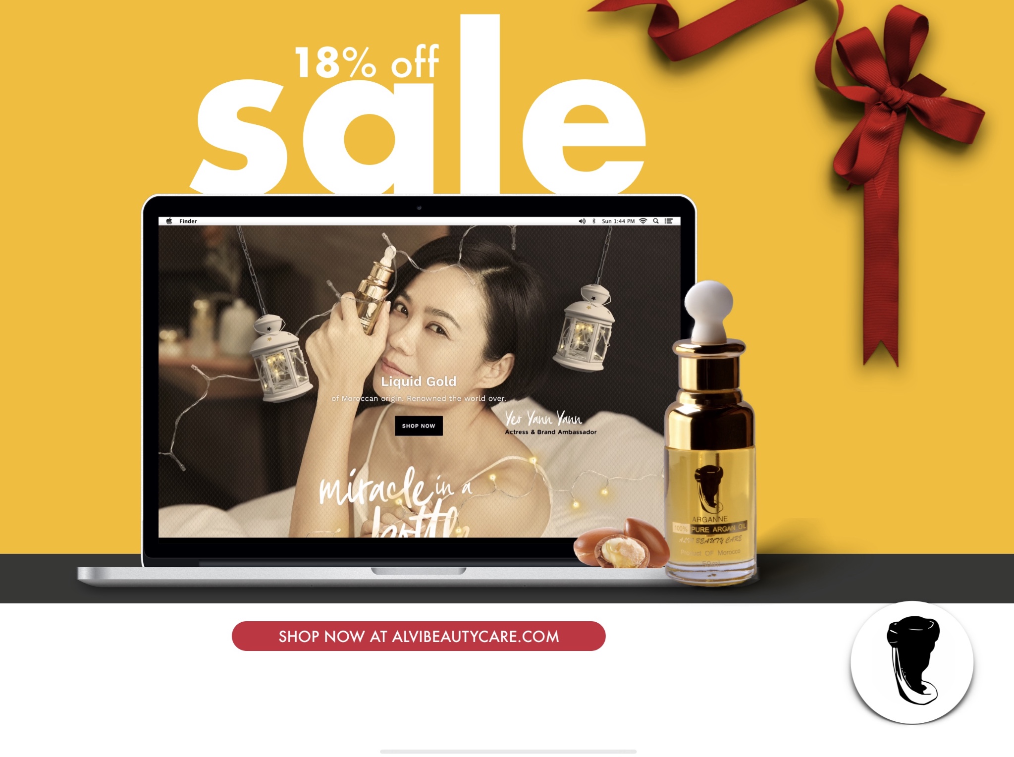Yeo Yann Yann, Actress and Brand Ambassador for Alvi Beauty Care.