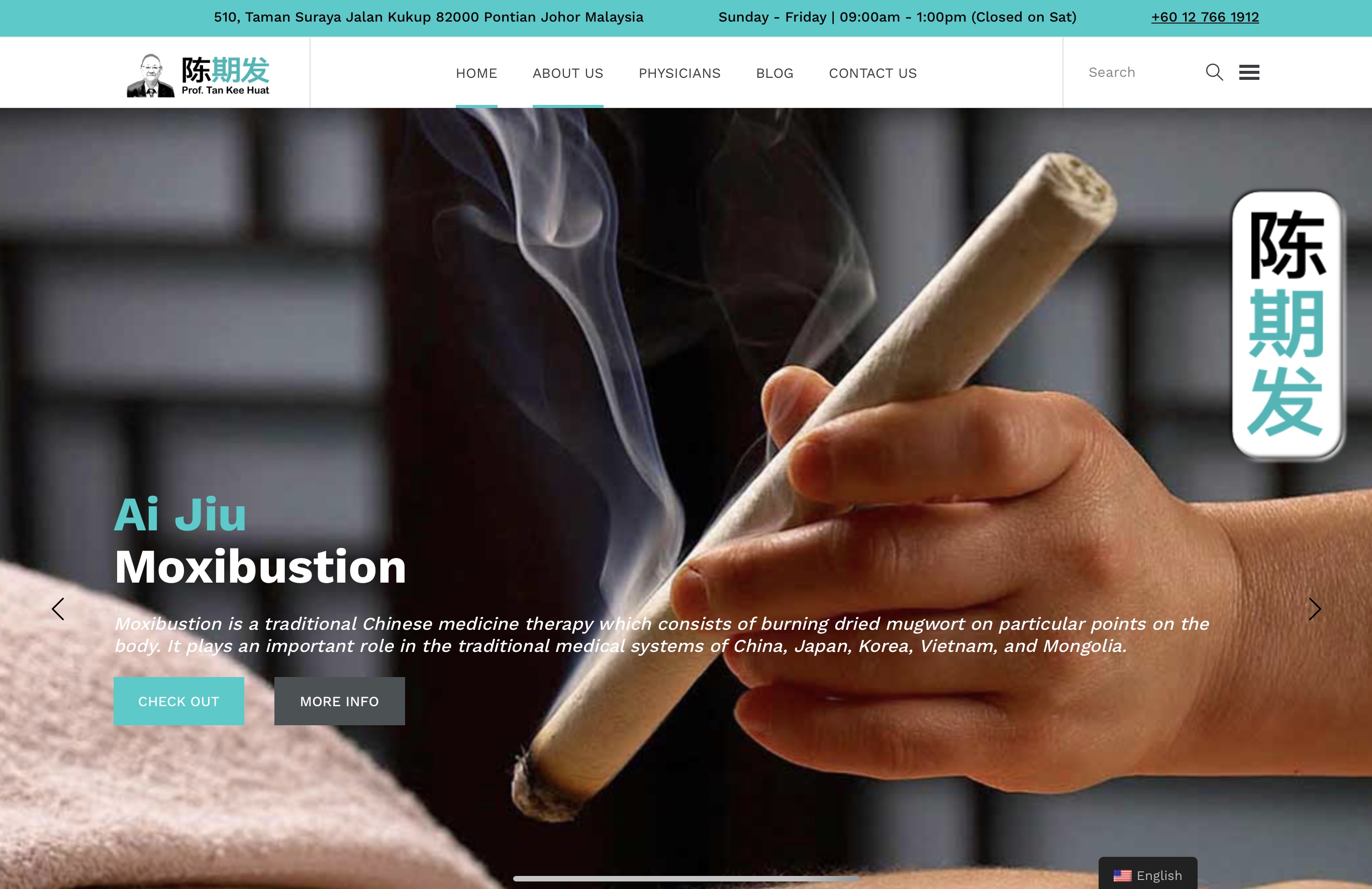Prof Tan Kee Huat Ai Jiu Moxibustion