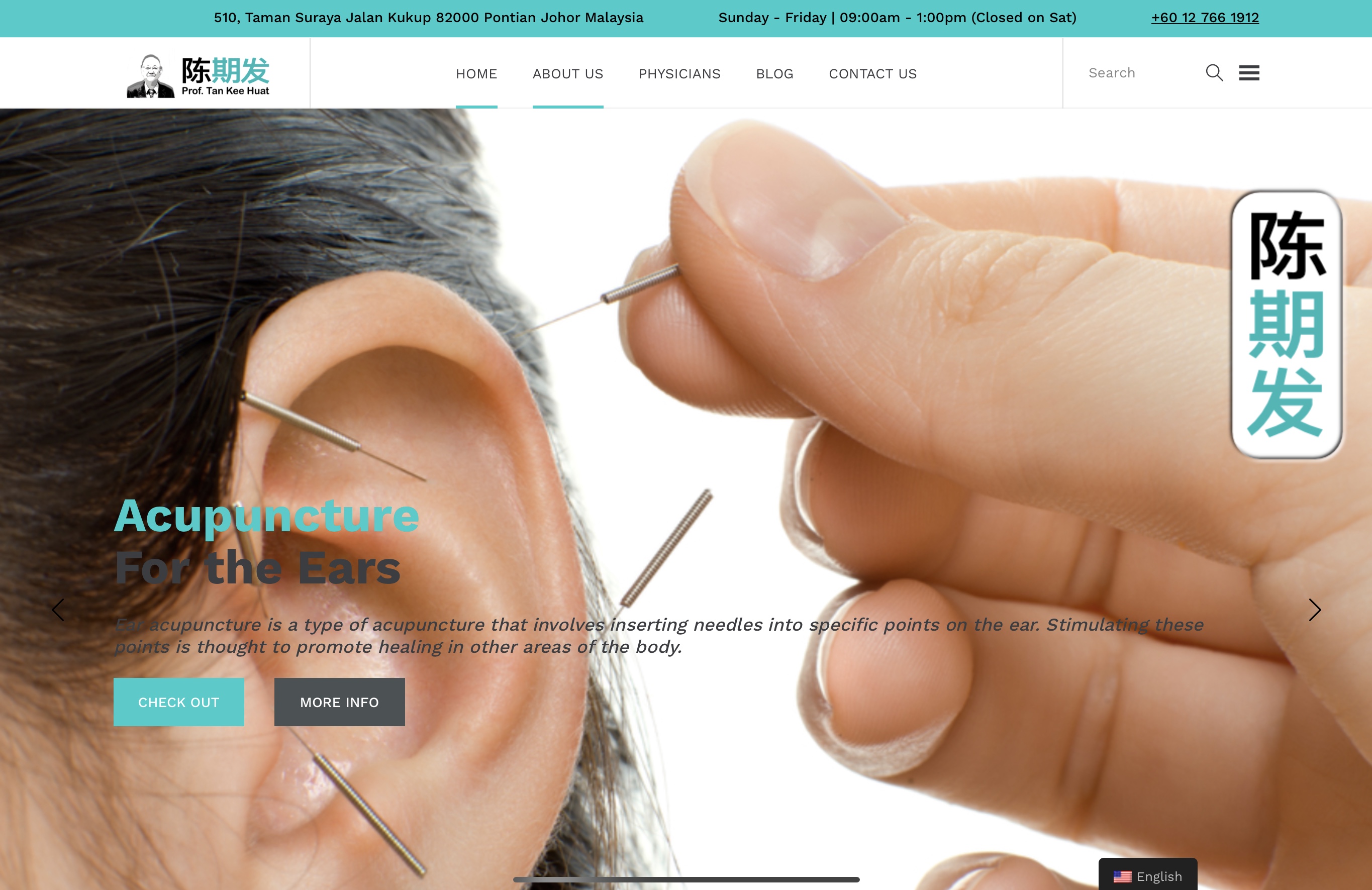 Prof Tan Kee Huat Acupuncture for the Ears