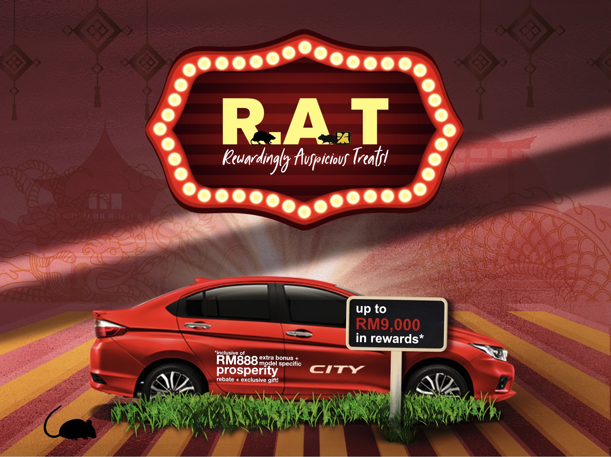 Rattata Yong Ming Motor Honda Rewardingly Auspicious Treats City
