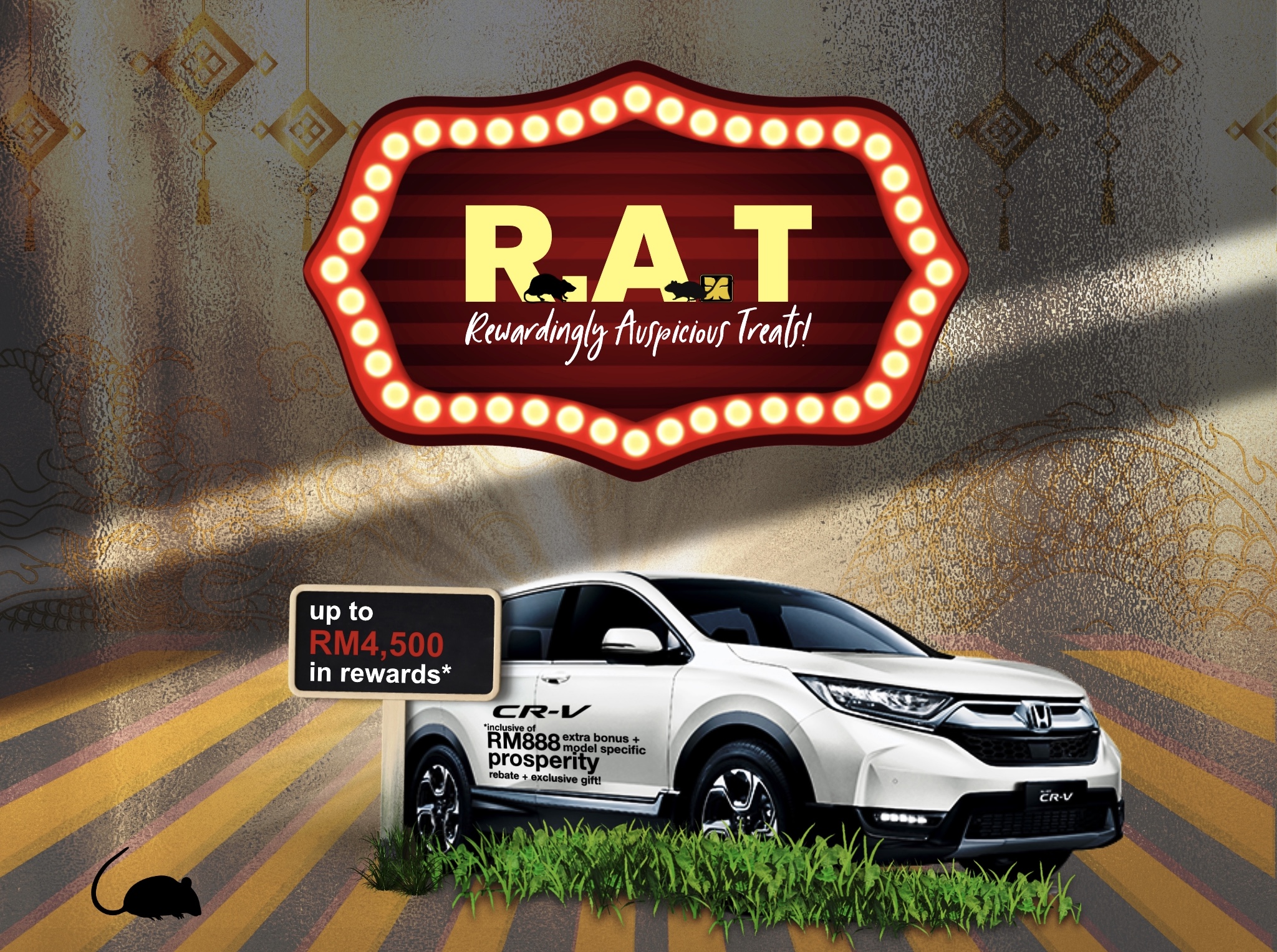 Rattata Yong Ming Motor Honda Rewardingly Auspicious Treats CR-V