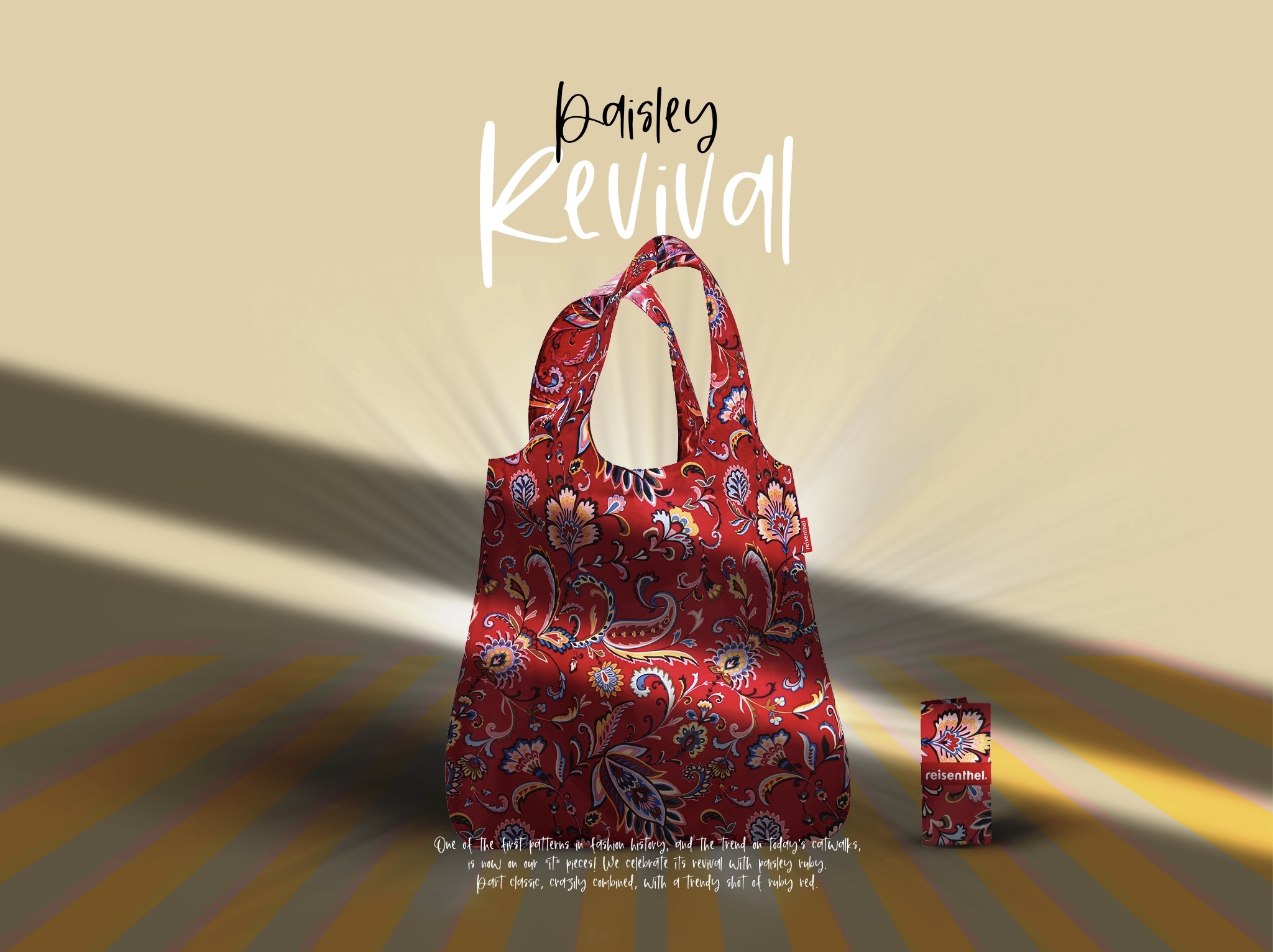 Paisley Revival Reisenthel Singapore Mini Maxi Shopper