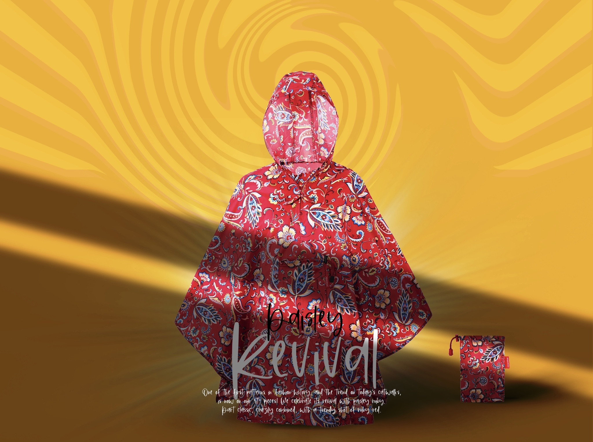 Paisley Revival Reisenthel Singapore Mini Maxi Poncho