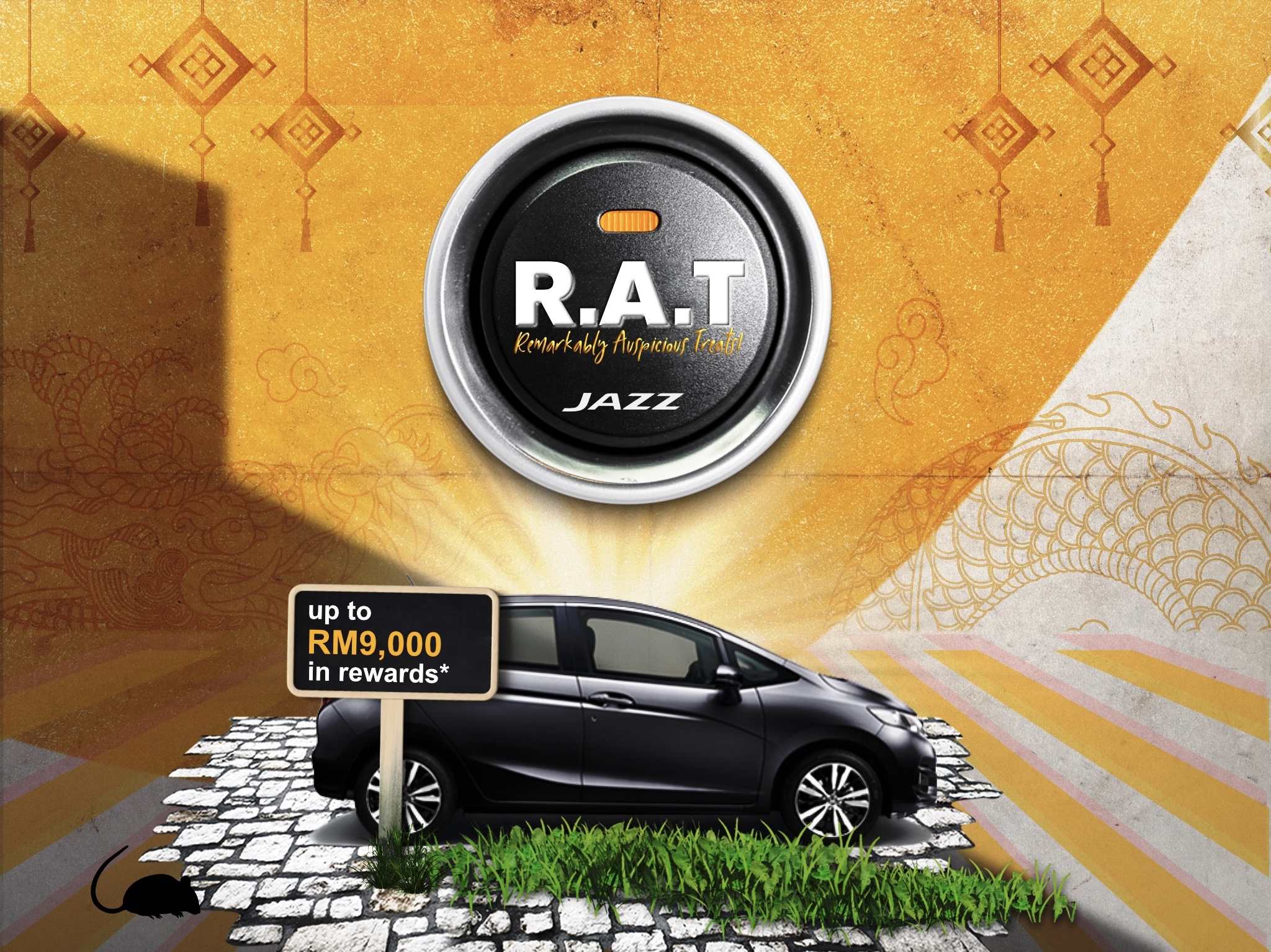 Rattata II Yong Ming Motor Honda Remarkably Auspicious Treats Jazz