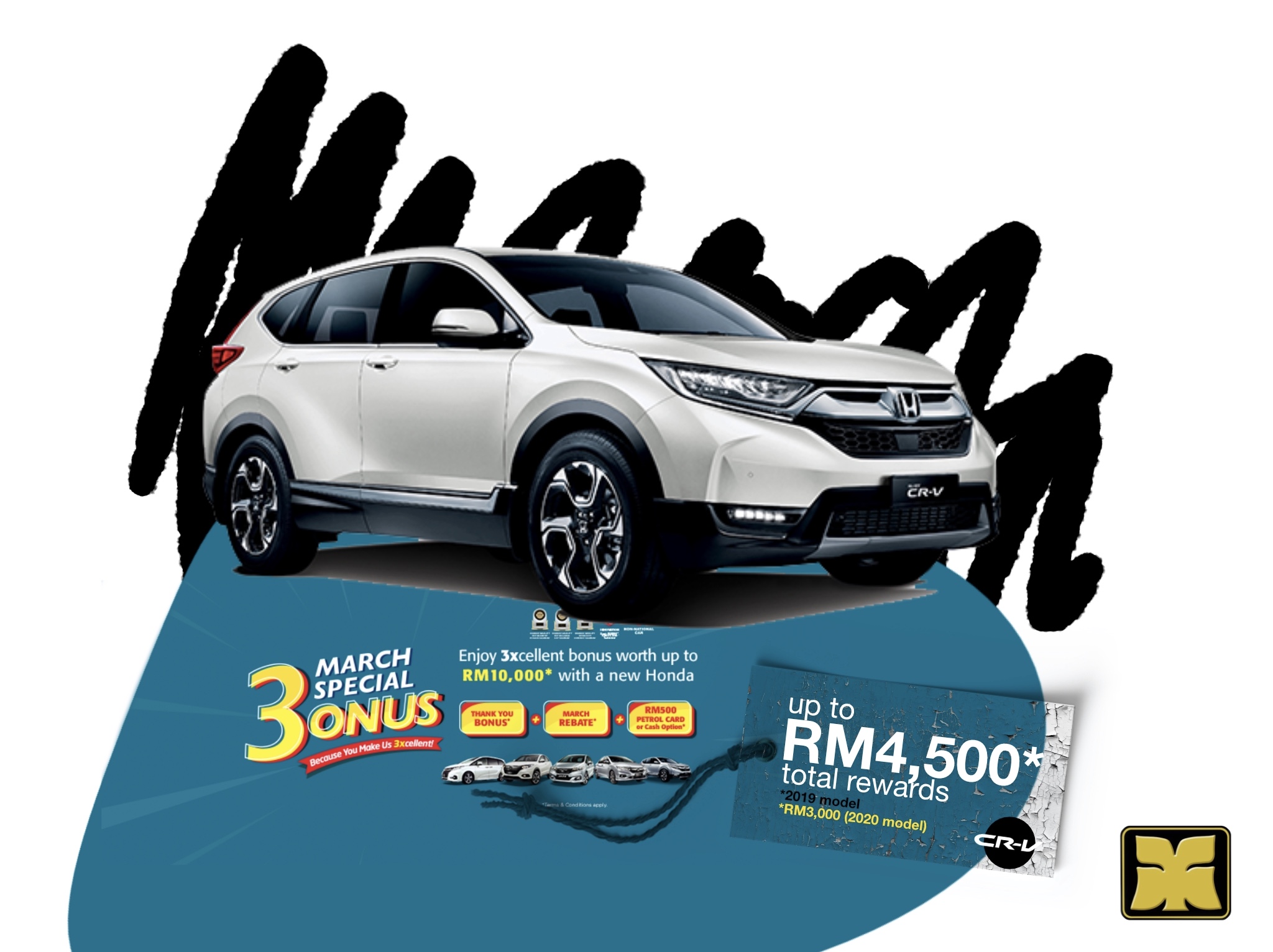 Master Stroke Yong Ming Motor Honda March Bonus CR-V