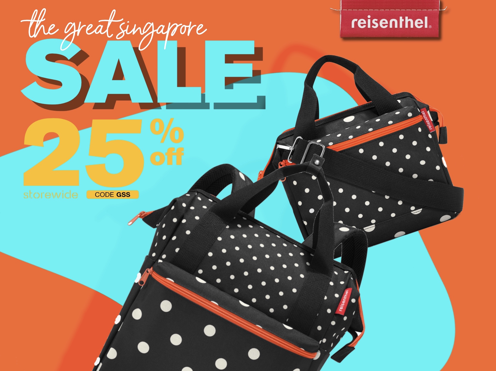 Rock SG Reisenthel Singapore Great Singapore Sale 2020 Mixed Dots