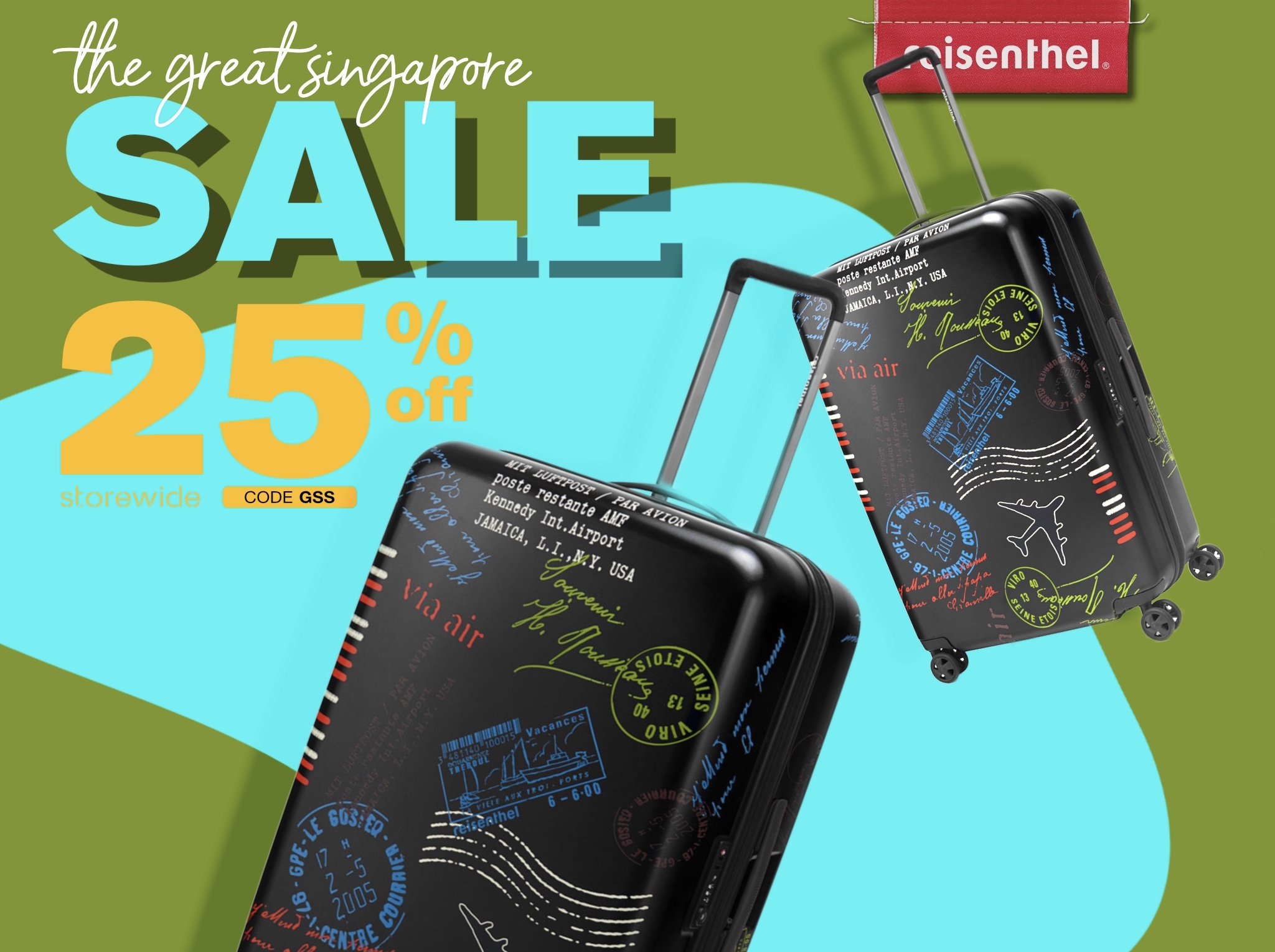 Rock SG Reisenthel Singapore Great Singapore Sale 2020 Suitcase Luggage