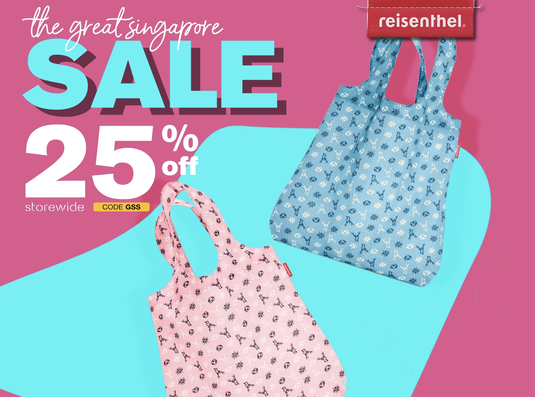 Rock SG Reisenthel Singapore Great Singapore Sale 2020 Mini Maxi Shopper