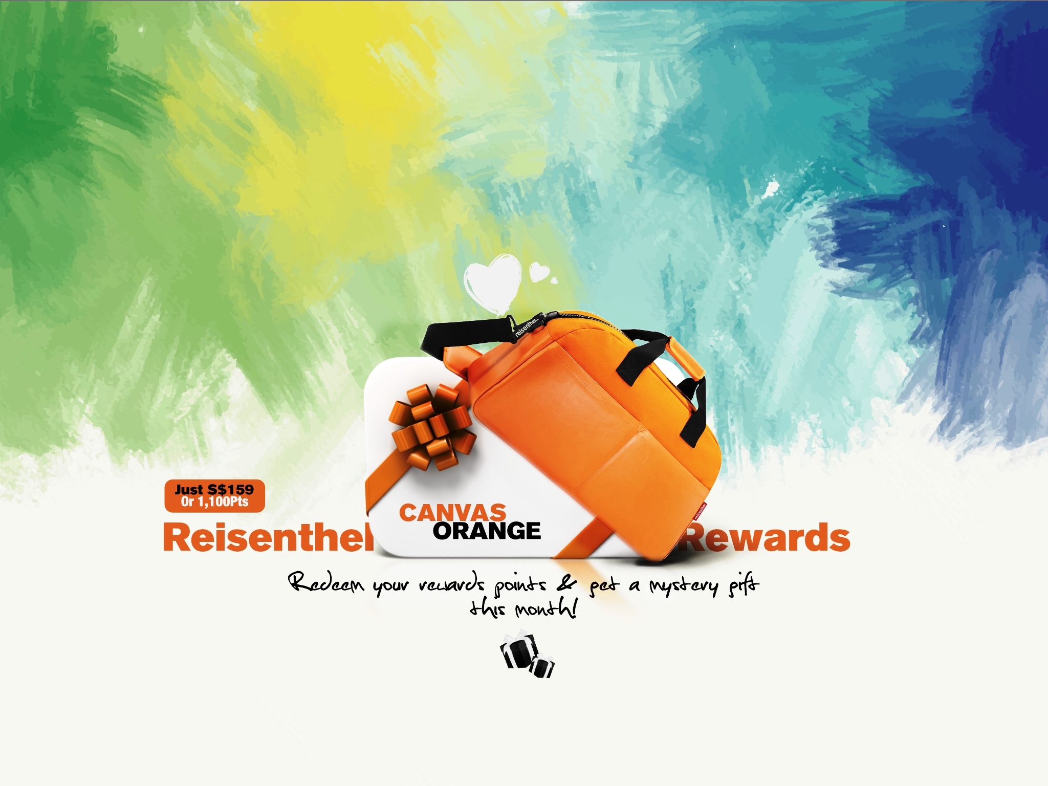 Tenterhook Reisenthel Singapore Overnighter Canvas Orange