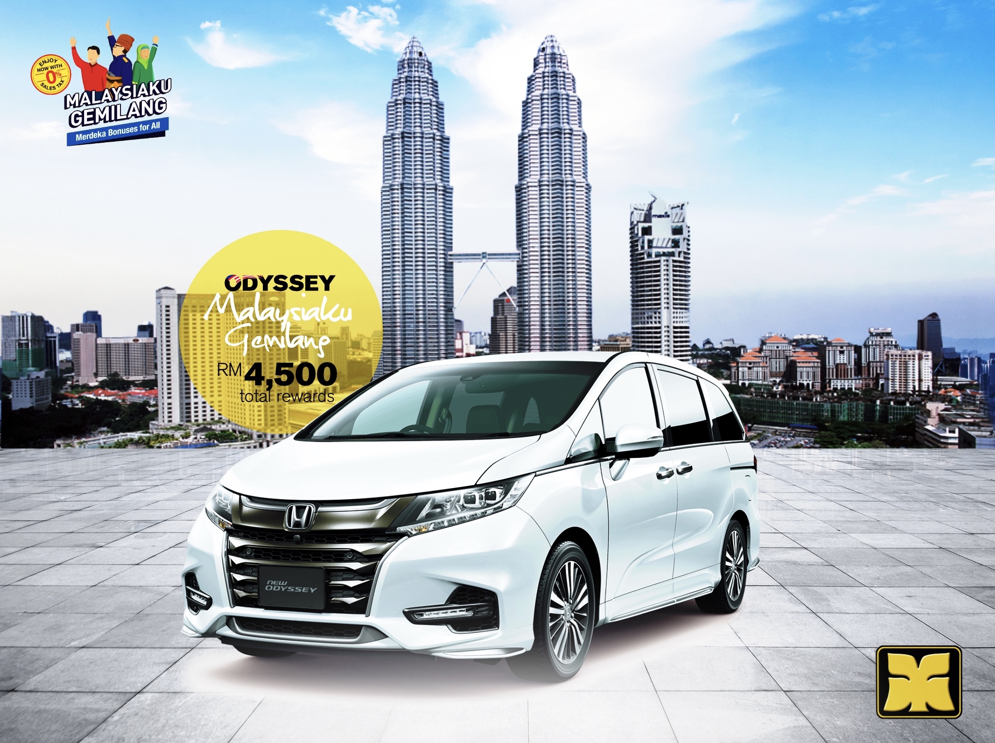 Independence Day Yong Ming Motor Honda Odyssey Malaysia