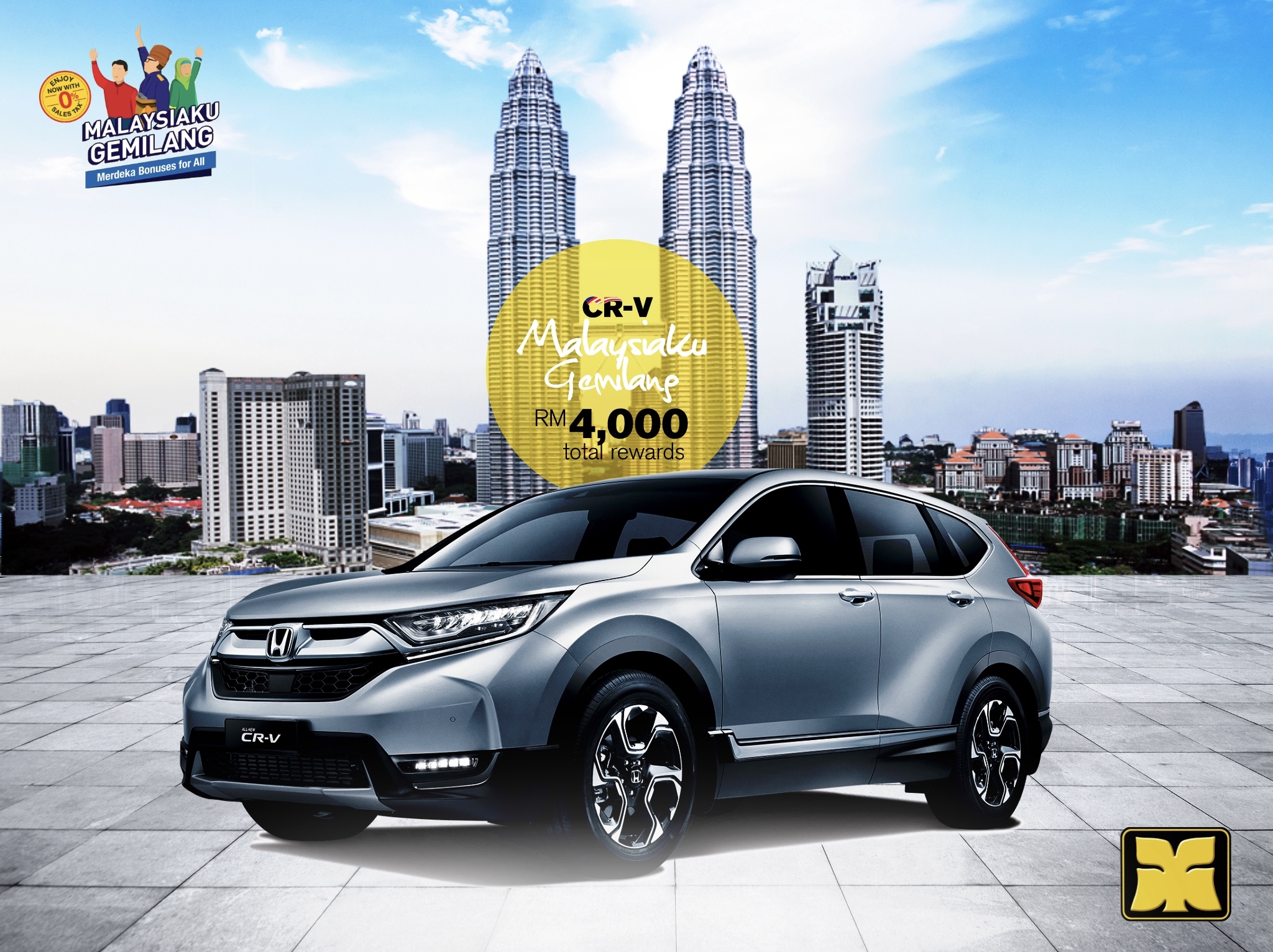 Independence Day Yong Ming Motor Honda CRV Malaysia