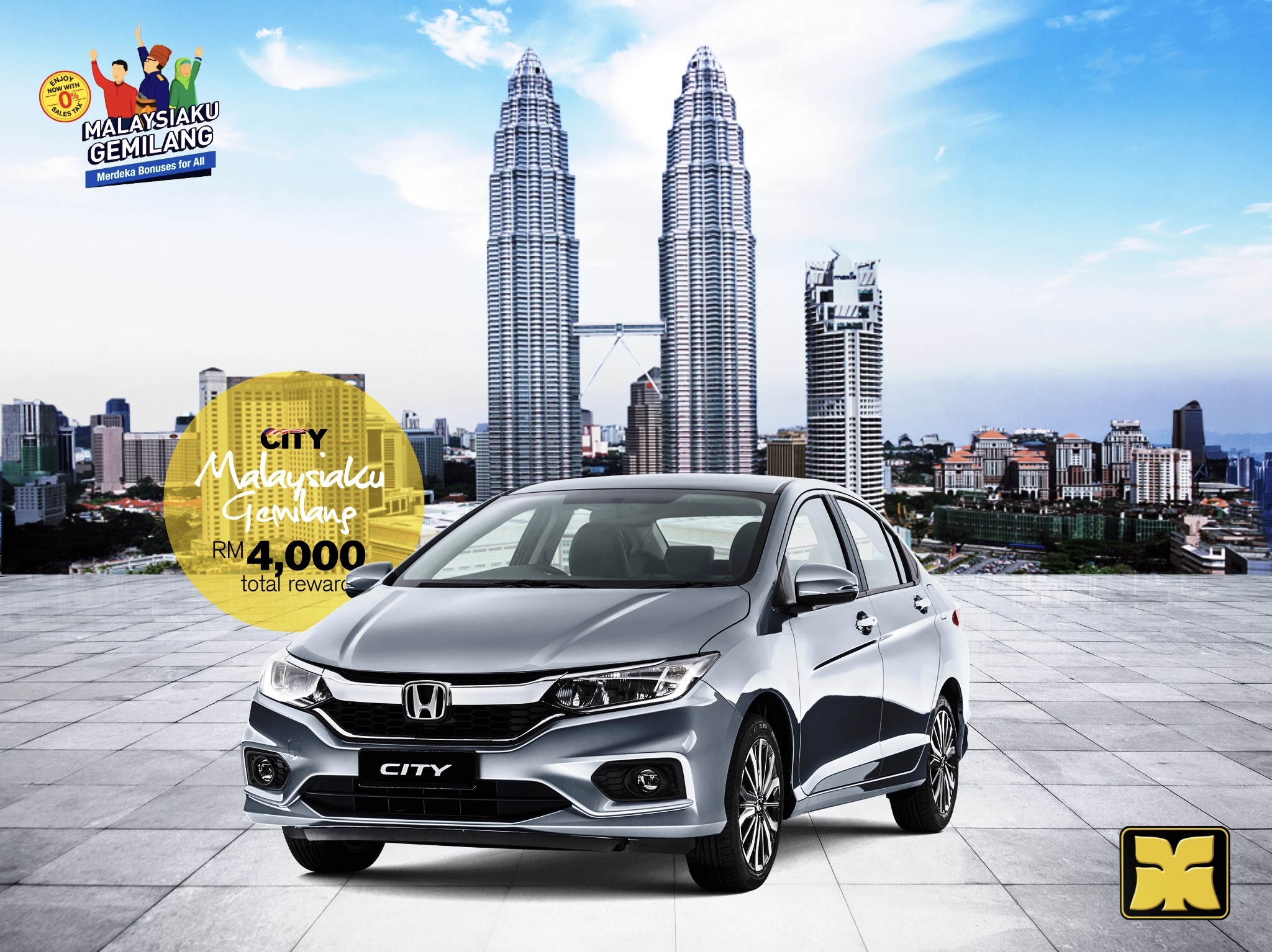 Independence Day Yong Ming Motor Honda City Malaysia