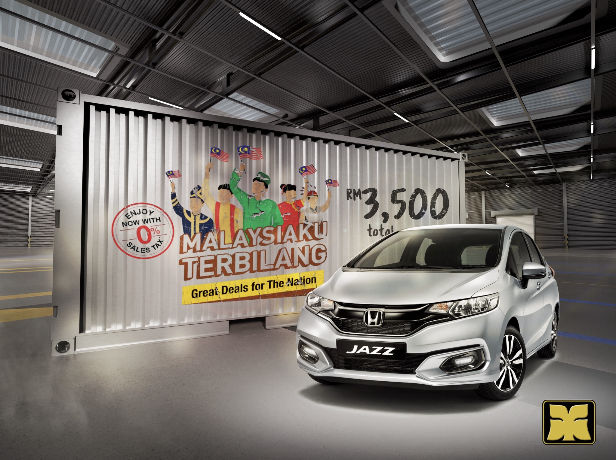 Cargo Haul Yong Ming Motor Honda Jazz Malaysia