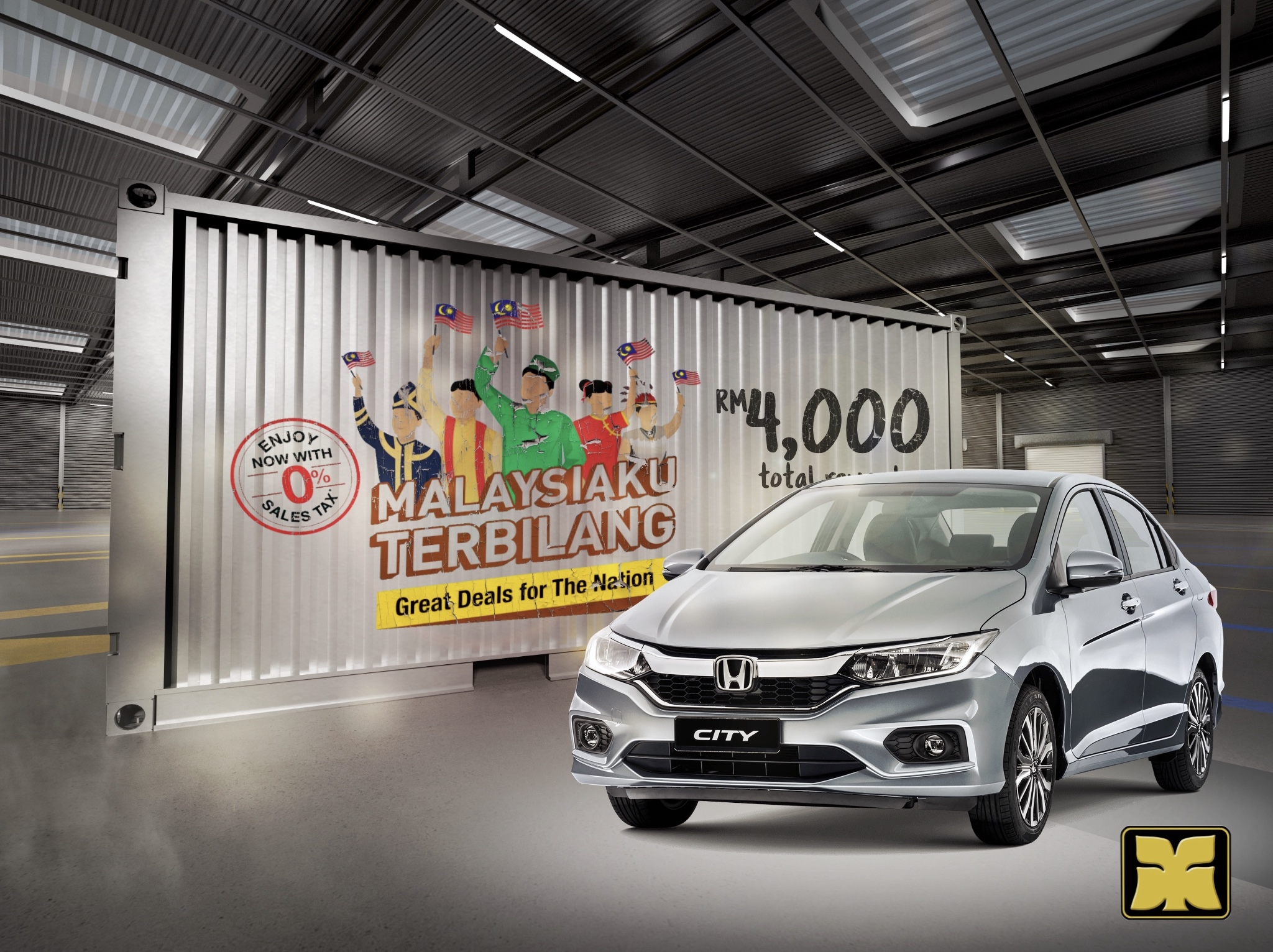 Cargo Haul Yong Ming Motor Honda City Malaysia
