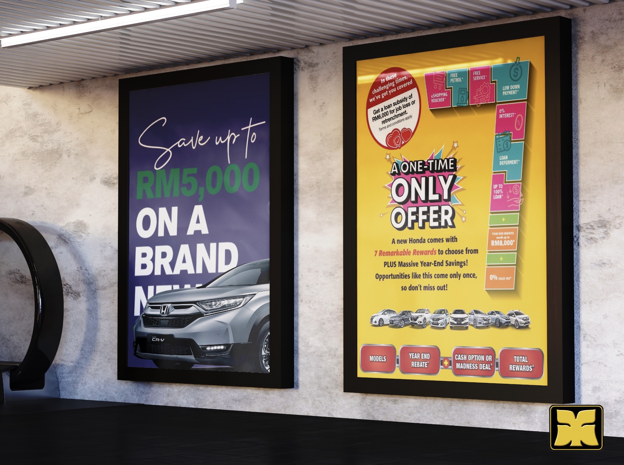 Subway Ad Yong Ming Motor Honda CRV Malaysia