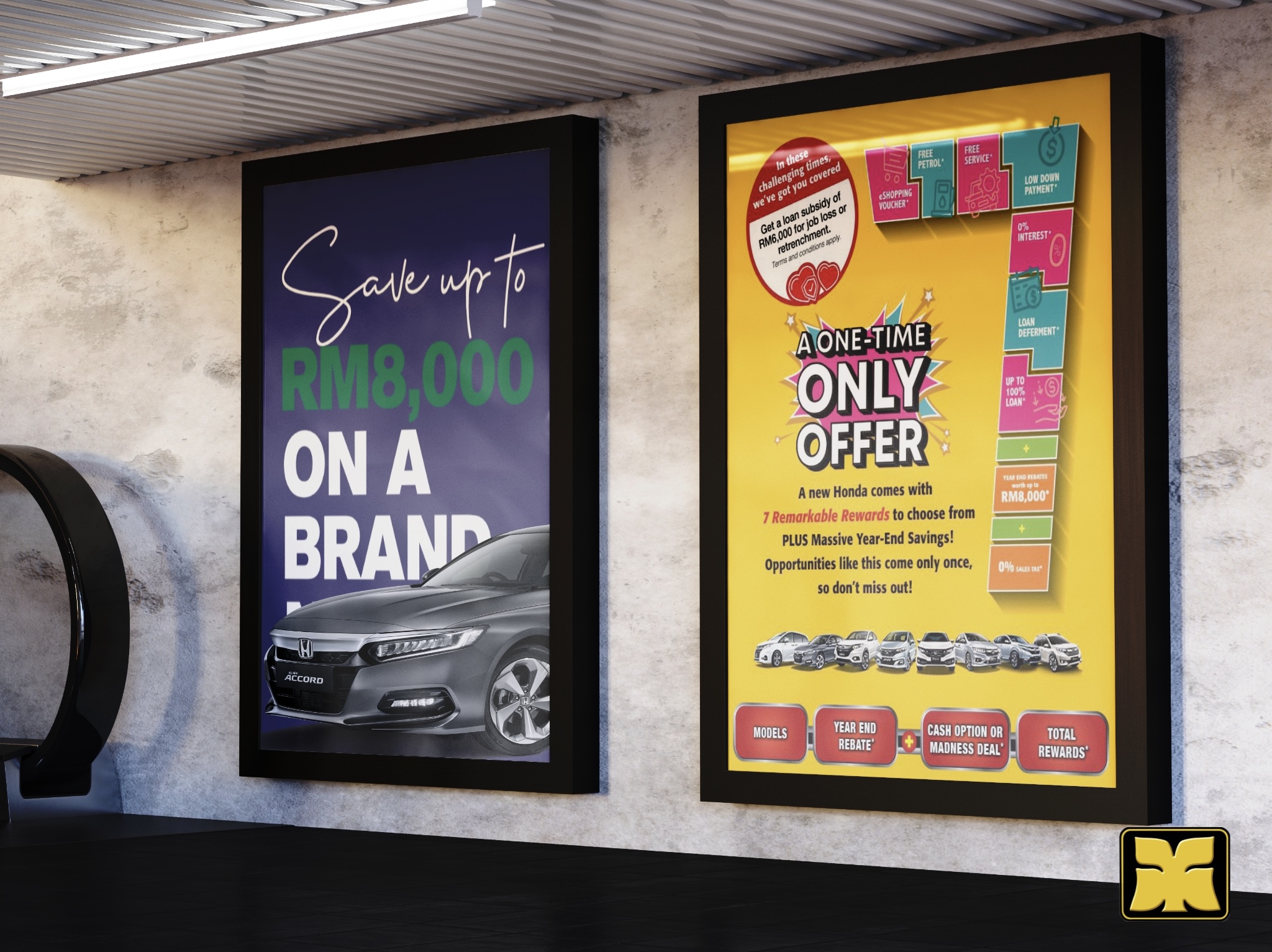 Subway Ad Yong Ming Motor Honda Accord Malaysia