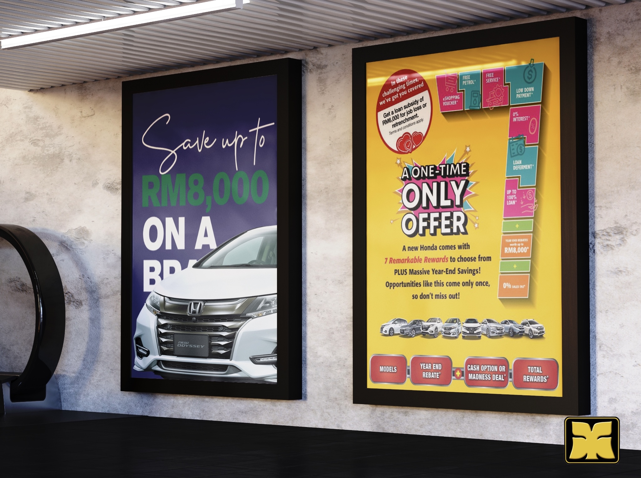 Subway Ad Yong Ming Motor Honda Odyssey Malaysia