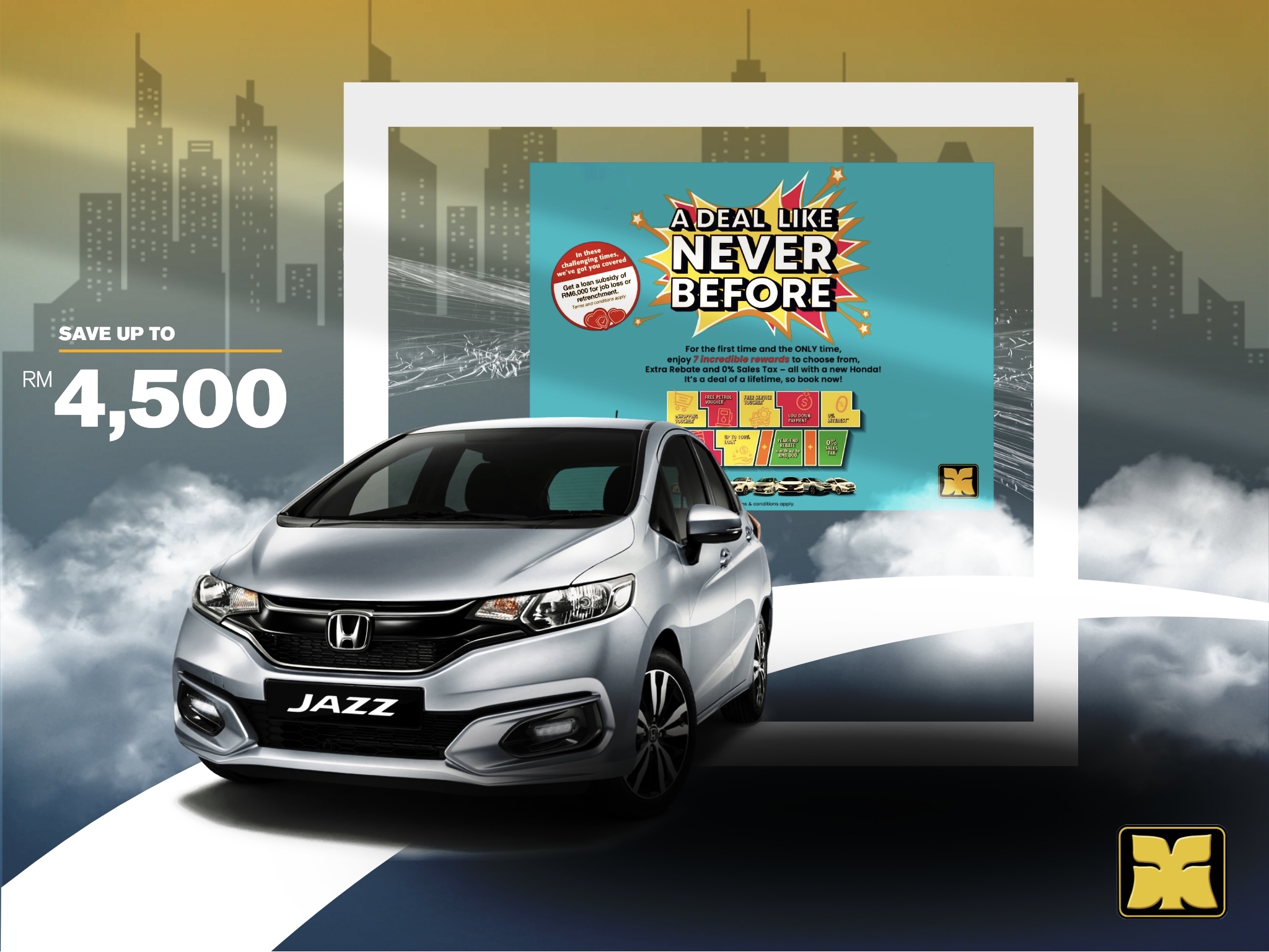 Smoke Screen 2 Yong Ming Motor New Honda Jazz Malaysia