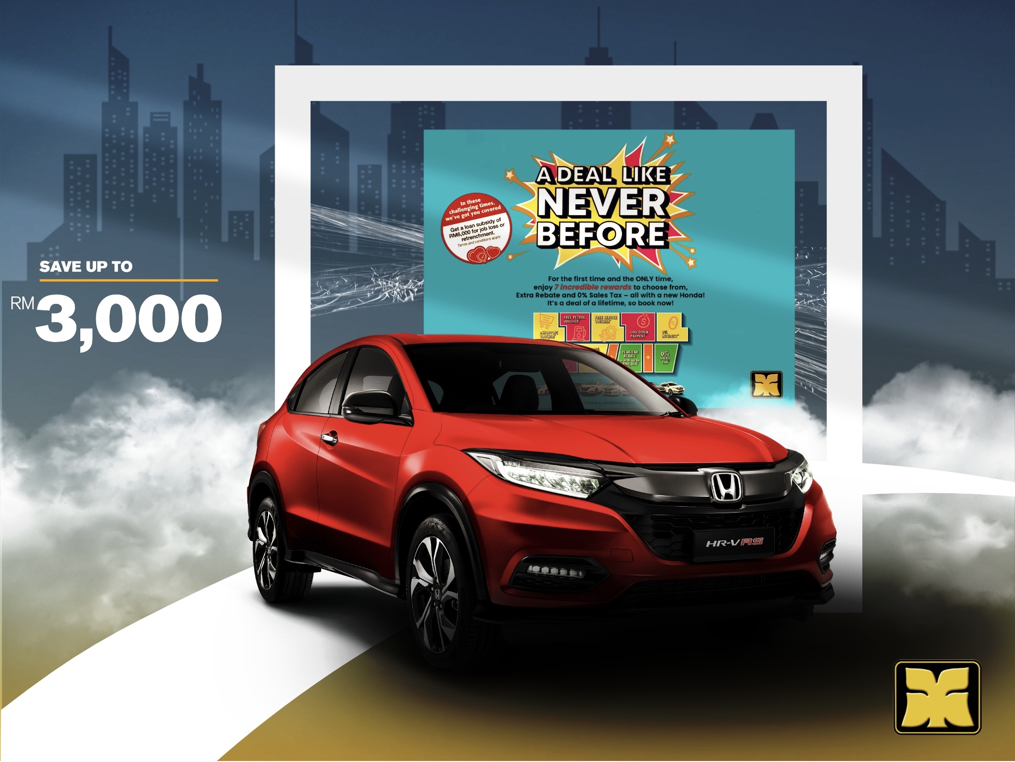 Smoke Screen 2 Yong Ming Motor New Honda HR-V Malaysia